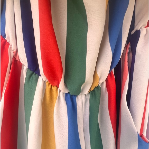 VICI COLLECTION carousel striped pocketed jumpsuit - Picture 6 of 14